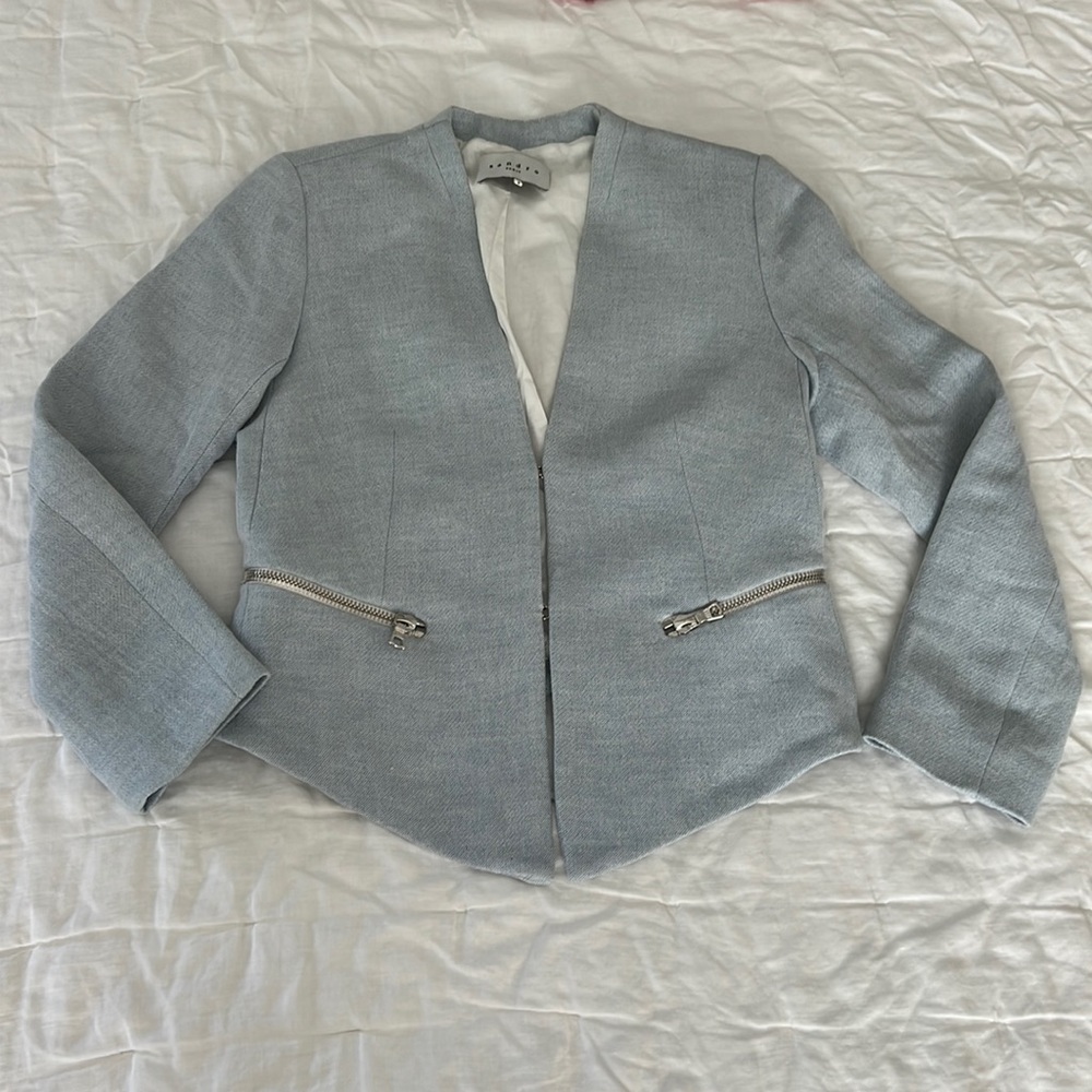 Beautiful light blue Sandro jacket